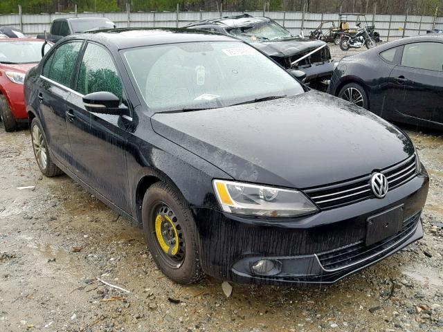 3VWLL7AJ5EM369135 - 2014 VOLKSWAGEN JETTA TDI BLACK photo 1