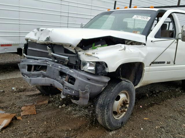 1B6MC3655RS635184 - 1994 DODGE RAM 3500 WHITE photo 10