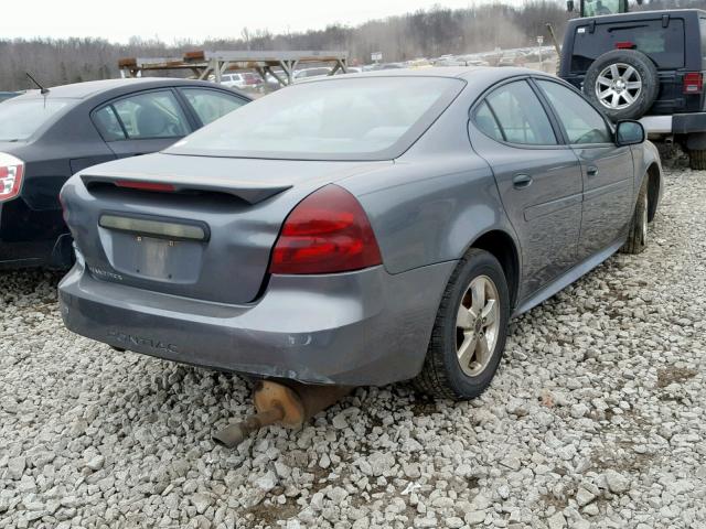 2G2WP522751178067 - 2005 PONTIAC GRAND PRIX GRAY photo 4