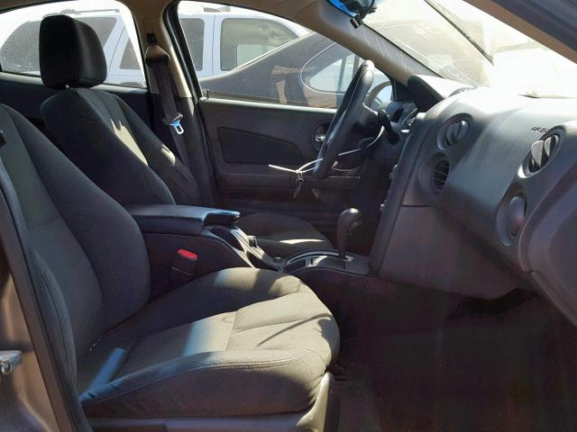 2G2WP522751178067 - 2005 PONTIAC GRAND PRIX GRAY photo 5