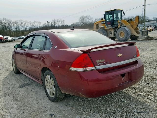 2G1WB5EK6B1186493 - 2011 CHEVROLET IMPALA LT MAROON photo 3