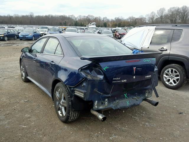 1G2ZM577694181109 - 2009 PONTIAC G6 GXP BLUE photo 3