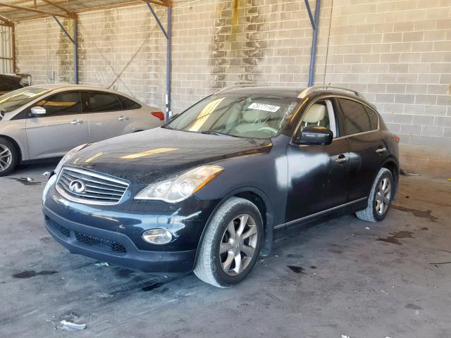 JN1AJ0HPXAM700673 - 2010 INFINITI EX35 BASE BLACK photo 2