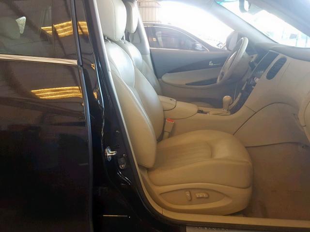 JN1AJ0HPXAM700673 - 2010 INFINITI EX35 BASE BLACK photo 5