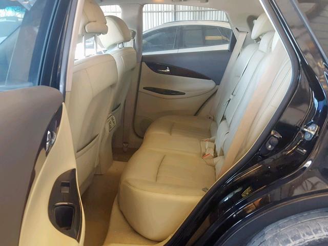 JN1AJ0HPXAM700673 - 2010 INFINITI EX35 BASE BLACK photo 6