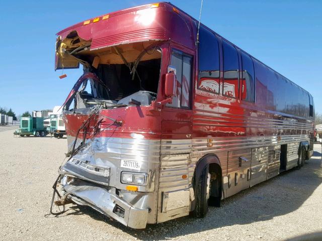 2P9E3349XR1001963 - 1994 PREVOST BUS RED photo 2