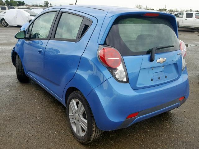 KL8CA6S99EC466176 - 2014 CHEVROLET SPARK LS BLUE photo 3