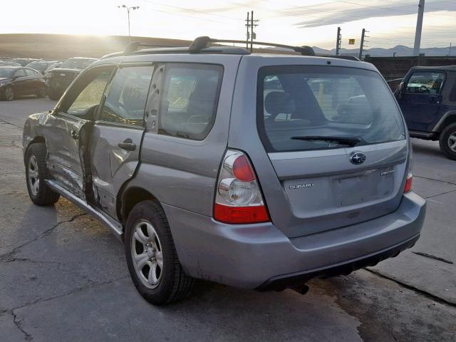 JF1SG63637H743146 - 2007 SUBARU FORESTER 2 SILVER photo 9