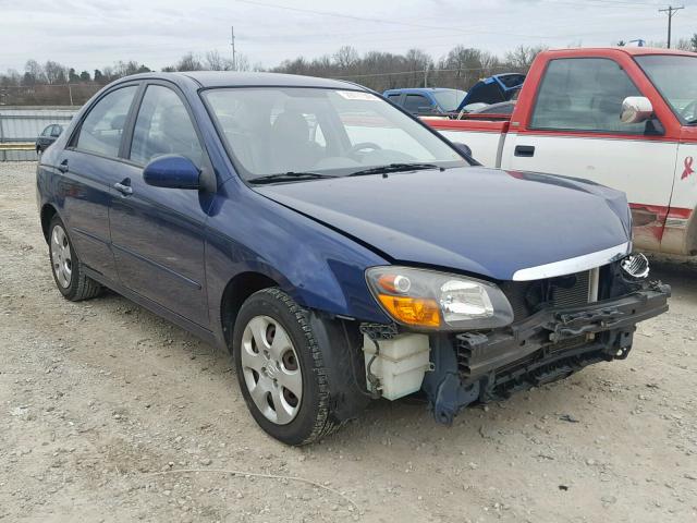 KNAFE221295609598 - 2009 KIA SPECTRA EX BLUE photo 1