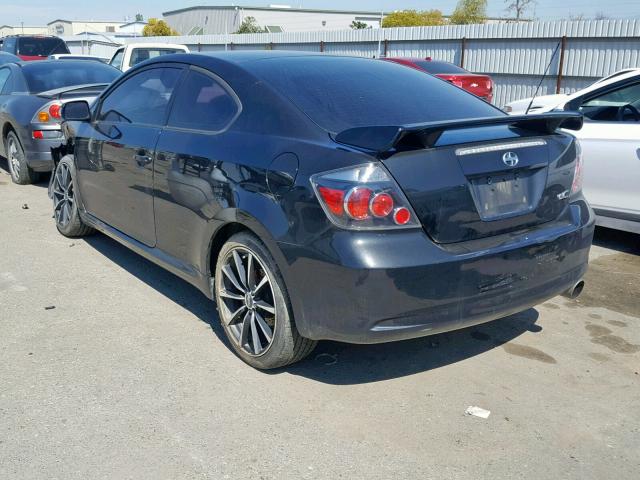 JTKDE167X80226452 - 2008 TOYOTA SCION TC BLACK photo 3
