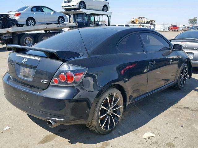 JTKDE167X80226452 - 2008 TOYOTA SCION TC BLACK photo 4