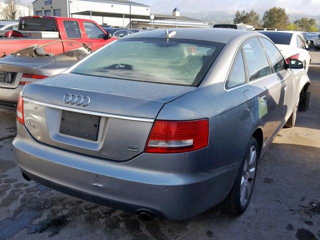 WAUDH74F46N102640 - 2006 AUDI A6 3.2 QUA GRAY photo 4