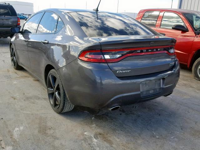 1C3CDFBB0GD578836 - 2016 DODGE DART SXT CHARCOAL photo 3