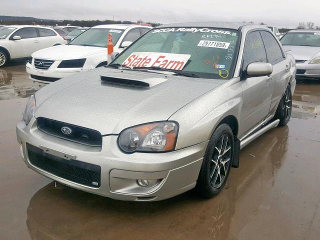 JF1GD29635G503421 - 2005 SUBARU IMPREZA WR GRAY photo 2