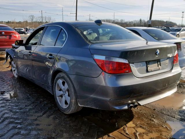 WBANF33516CS34018 - 2006 BMW 525 XI GRAY photo 3