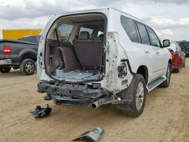 JTJBM7FX4E5089203 - 2014 LEXUS GX WHITE photo 4