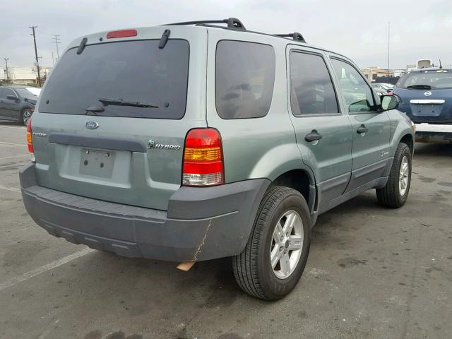 1FMYU95HX6KB01517 - 2006 FORD ESCAPE HEV GREEN photo 4