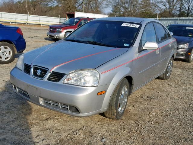 KL5JD56Z95K092626 - 2005 SUZUKI FORENZA S SILVER photo 2