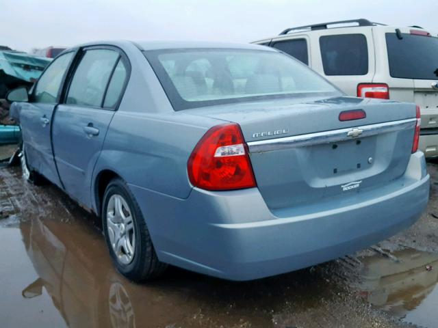 1G1ZS58F38F122151 - 2008 CHEVROLET MALIBU LS BLUE photo 3