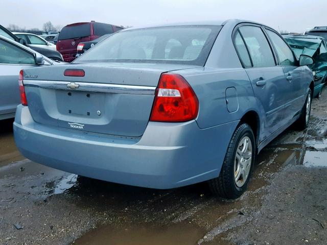 1G1ZS58F38F122151 - 2008 CHEVROLET MALIBU LS BLUE photo 4