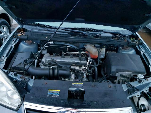 1G1ZS58F38F122151 - 2008 CHEVROLET MALIBU LS BLUE photo 7