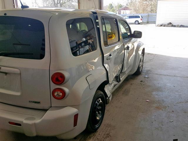 3GNBAADB1AS611809 - 2010 CHEVROLET HHR LS Արծաթագույն լուսանկար 9