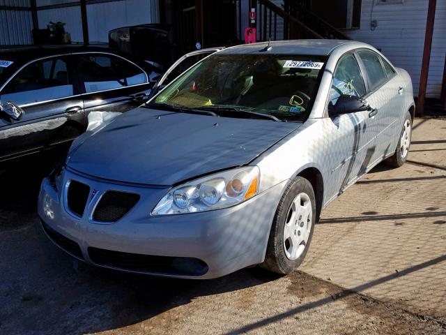 1G2ZF57B384261125 - 2008 PONTIAC G6 VALUE L BLUE photo 2