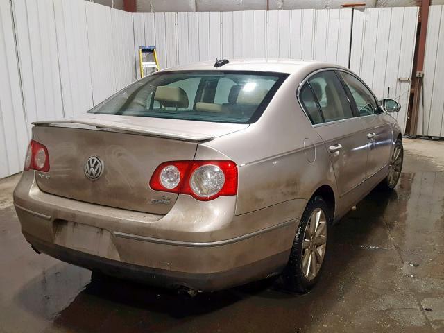 WVWFU73C66P136307 - 2006 VOLKSWAGEN PASSAT 3.6 BEIGE photo 4