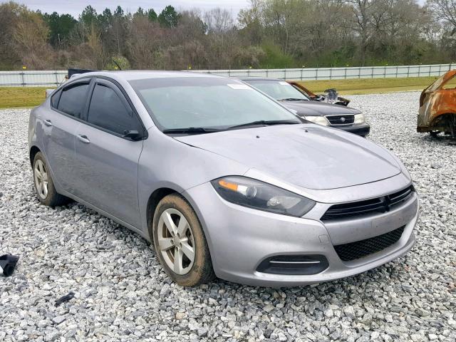 1C3CDFBBXFD337770 - 2015 DODGE DART SXT SILVER photo 1