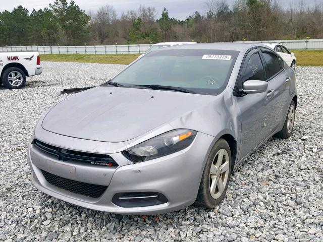 1C3CDFBBXFD337770 - 2015 DODGE DART SXT SILVER photo 2