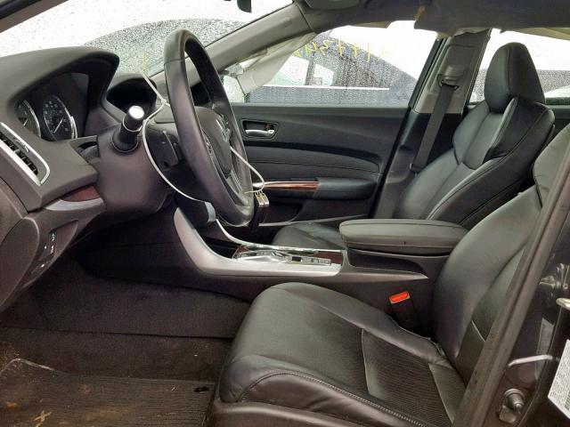 19UUB3F71GA000290 - 2016 ACURA TLX ADVANC GRAY photo 5