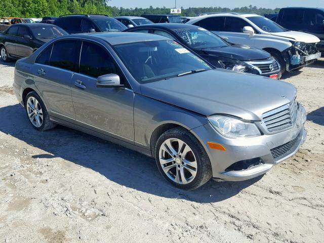 WDDGF4HB3EA917869 - 2014 MERCEDES-BENZ C 250 GRAY photo 1