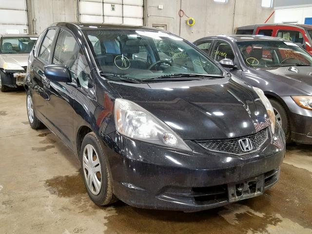 JHMGE88229S072354 - 2009 HONDA FIT BLACK photo 1