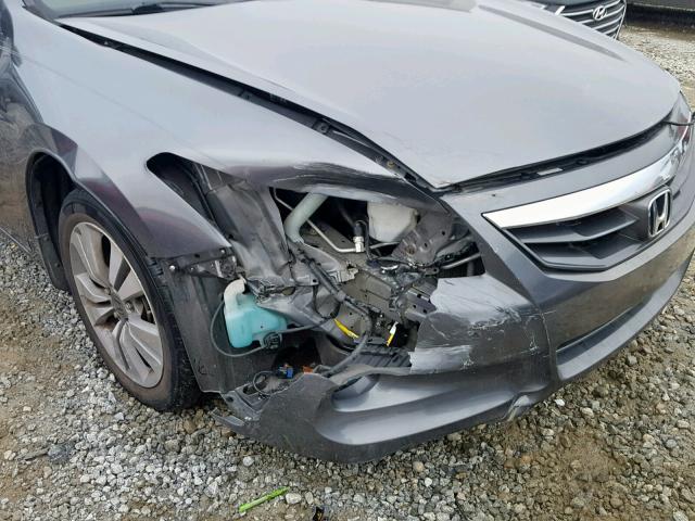 1HGCS1B34BA002000 - 2011 HONDA ACCORD LX- GRAY photo 9