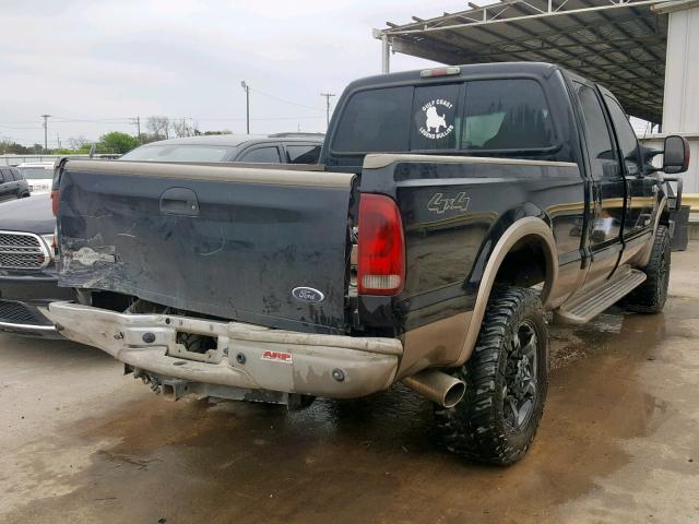 1FTWW31P16EC54785 - 2006 FORD F350 SRW S BLACK photo 4