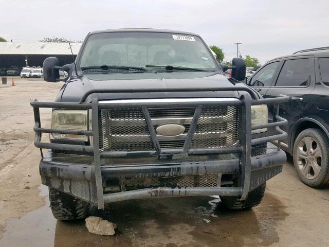 1FTWW31P16EC54785 - 2006 FORD F350 SRW S BLACK photo 9