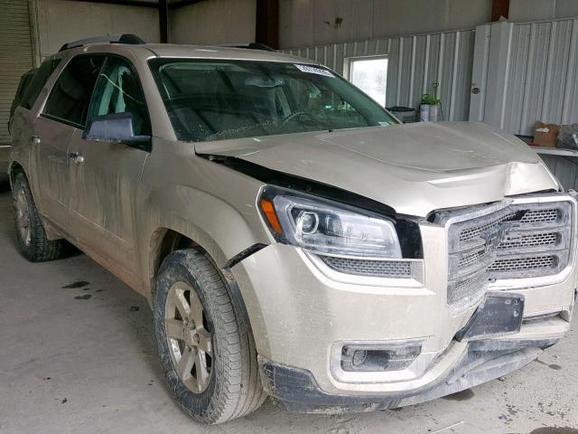 1GKKVPKD0GJ131229 - 2016 GMC ACADIA SLE BEIGE photo 1