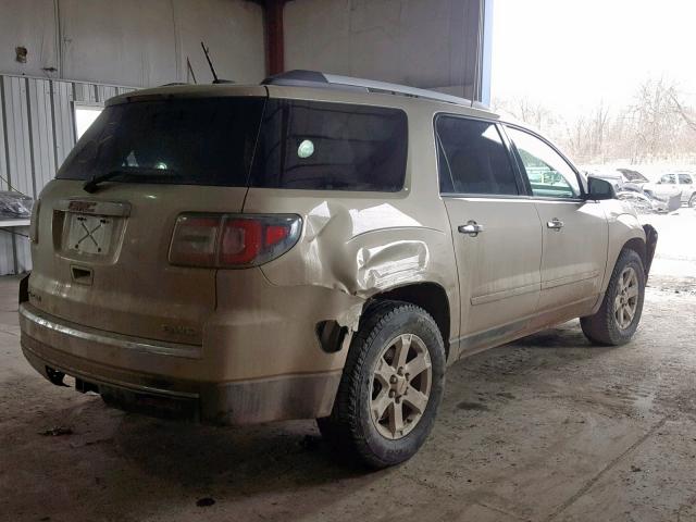 1GKKVPKD0GJ131229 - 2016 GMC ACADIA SLE BEIGE photo 4