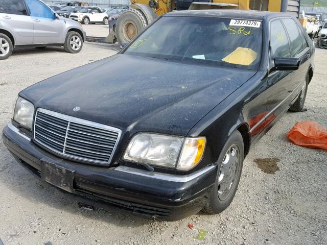 WDBGA33E6TA324197 - 1996 MERCEDES-BENZ S 320 BLACK photo 2