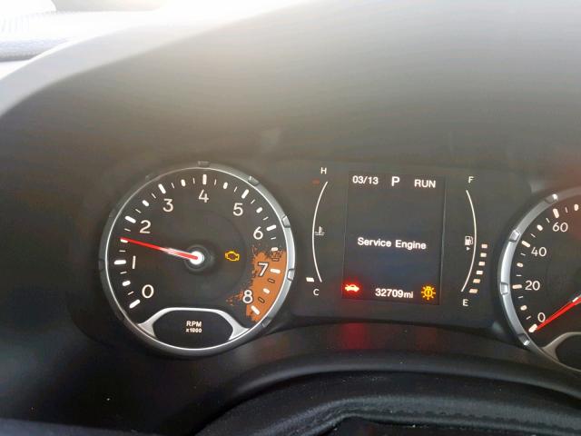 ZACCJAAT6GPE29270 - 2016 JEEP RENEGADE S ნარინჯისფერი ფოტო 8