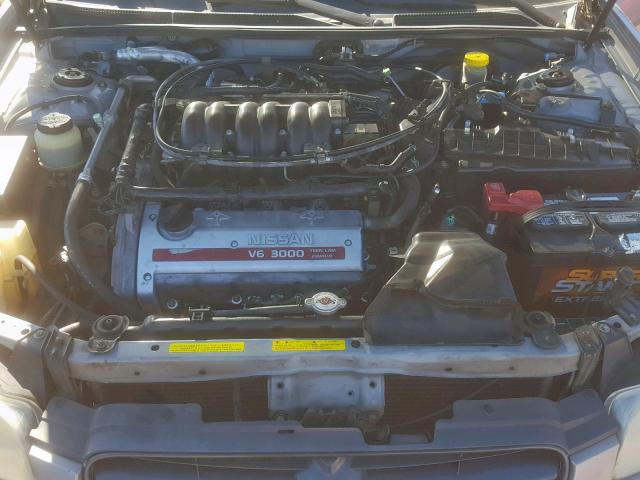 JN1CA31D11T820992 - 2001 NISSAN MAXIMA GXE GRAY photo 7