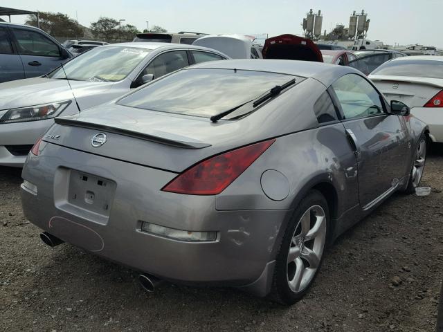 JN1BZ34D87M504735 - 2007 NISSAN 350Z COUPE GRAY photo 4