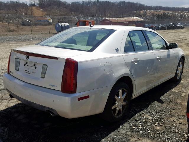 1G6DC67A350216848 - 2005 CADILLAC STS WHITE photo 4