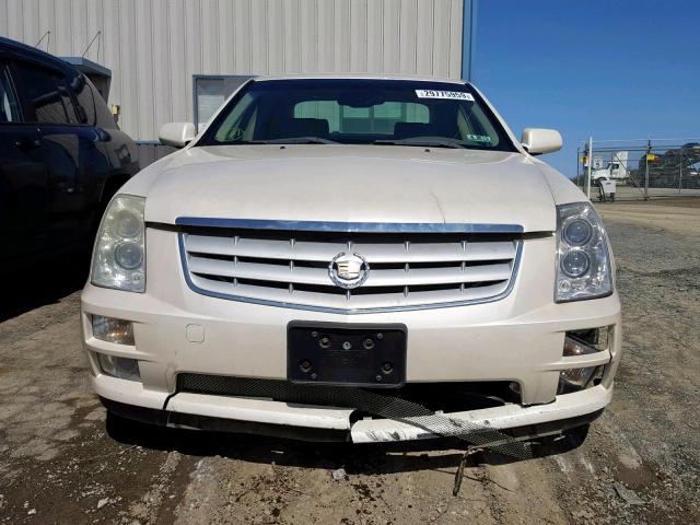 1G6DC67A350216848 - 2005 CADILLAC STS WHITE photo 9