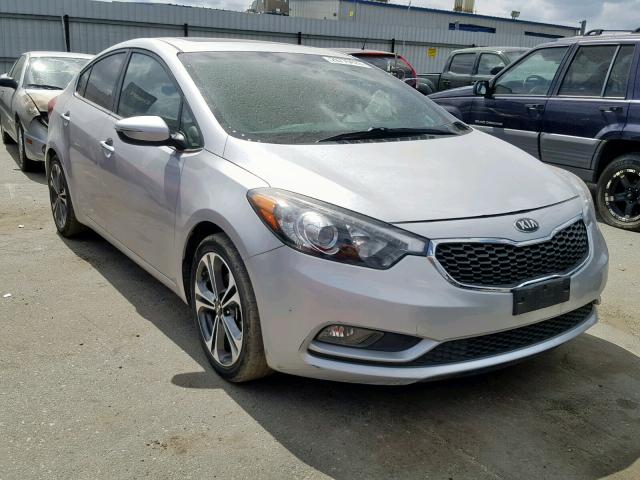 KNAFZ4A89G5525970 - 2016 KIA FORTE EX SILVER photo 1