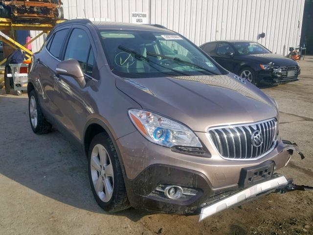 KL4CJGSB9FB063574 - 2015 BUICK ENCORE BEIGE photo 1