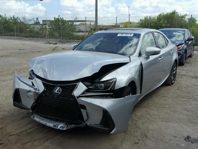 JTHBA1D26J5063436 - 2018 LEXUS IS 200T SILVER photo 2