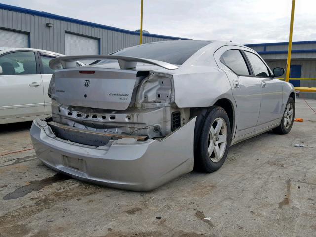 2B3KA33V09H593710 - 2009 DODGE CHARGER SX SILVER photo 4