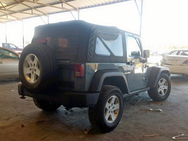 1C4AJWAG5EL156265 - 2014 JEEP WRANGLER S 蓝色 照片 4