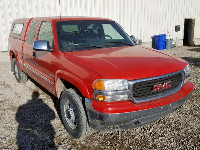 1GTGK29U7YE224097 - 2000 GMC NEW SIERRA RED photo 1